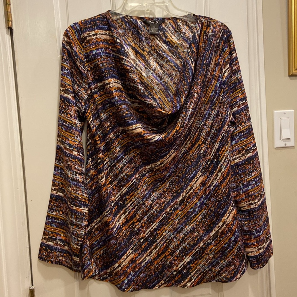 Zoe D. Multicolored Blouse